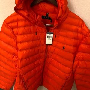 Polo Ralph Lauren jacket. Packable Hooded Down Jacket Coat Puffer MSRP $228. XXL